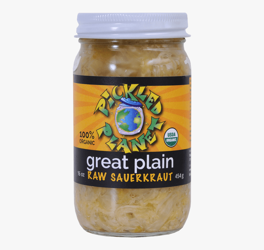 Plain Organic Fermented Sauerkraut - Pickled Planet Sauerkraut, HD Png Download