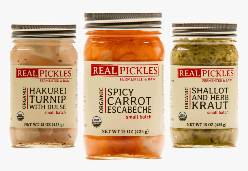 Real Pickles Small Batch - Carrot, HD Png Download