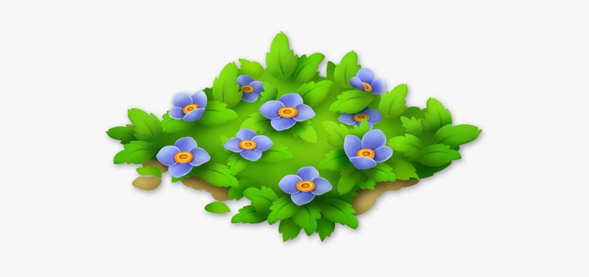 Path Clipart Dirt Path - Blue Flower Path Hay Day, HD Png Download