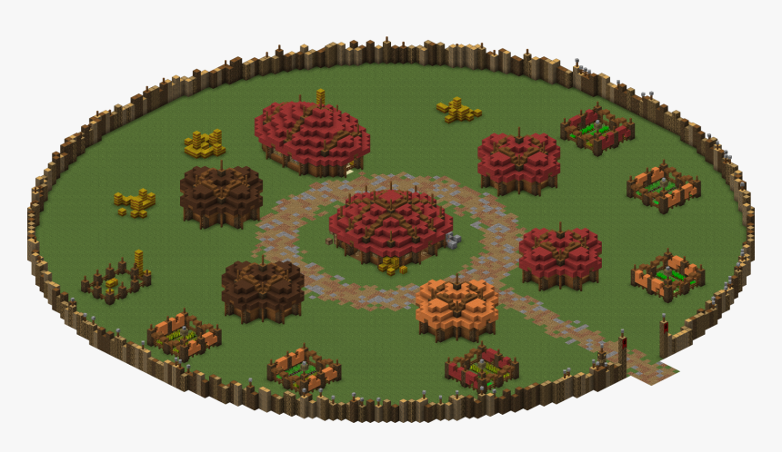 Transparent Dirt Path Png - Minecraft Village Center, Png Download