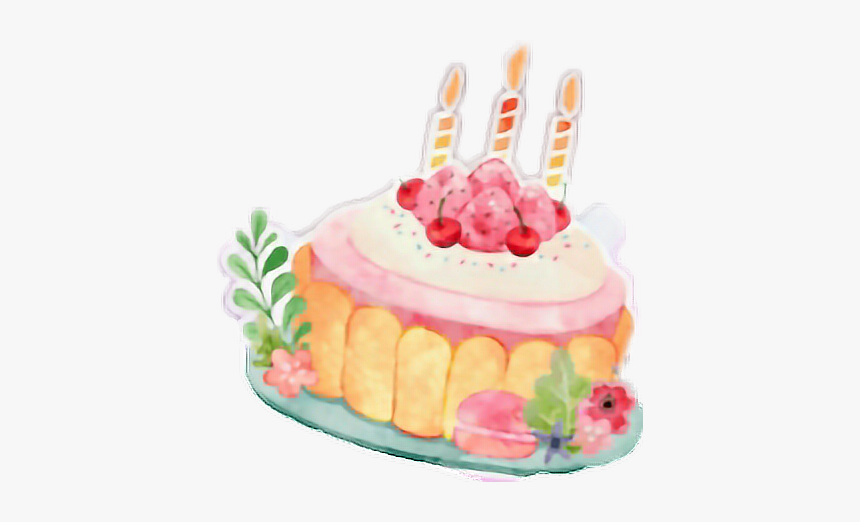 #torta - Cute Cake Watercolor Png, Transparent Png
