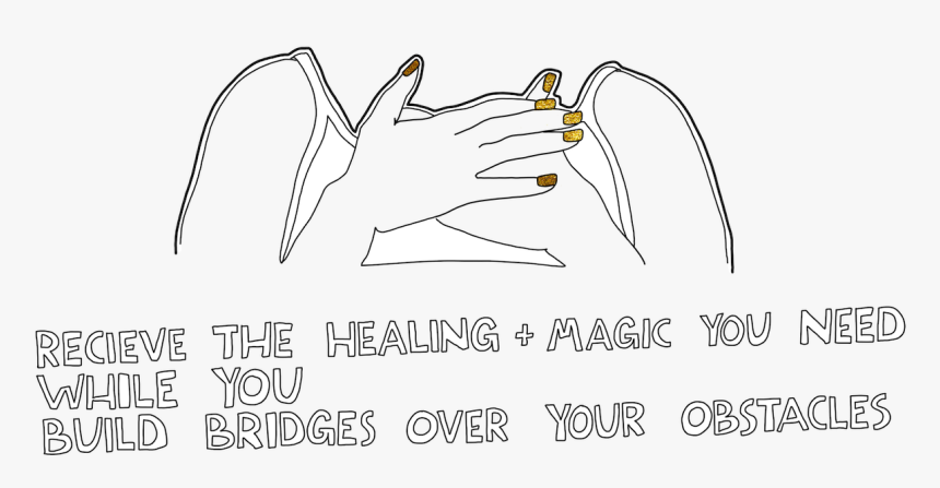 Receive The Healing And Magic You Need While You Build - Drawing, HD Png Download