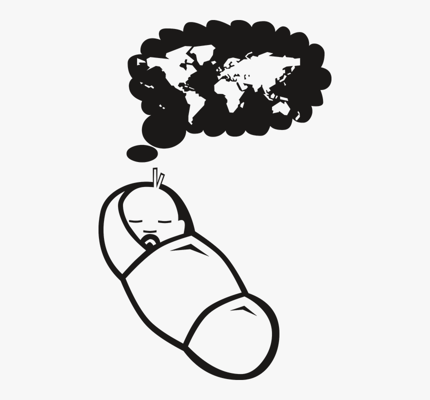 Child, Dream, Dreams, World, Toddler, Kids, Earth - Pin Up World Map, HD Png Download