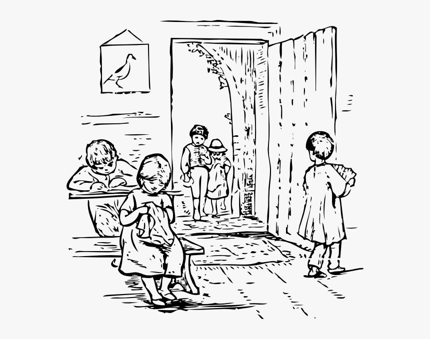 Late For School Svg Clip Arts - Present Progressive Story 3, HD Png Download