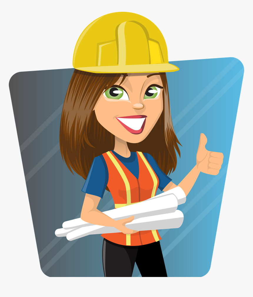 Woman Project Manager Cartoon, HD Png Download