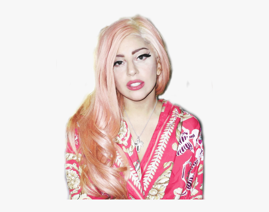 Download Lady Gaga Png File - Lady Gaga Transparent Pink, Png Download