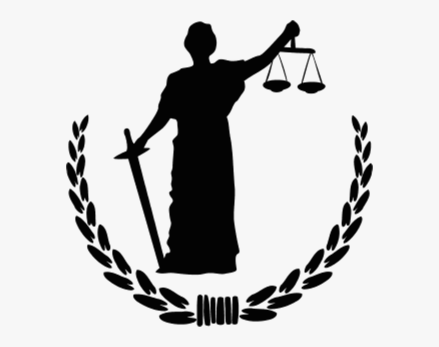 Download Small Png Medium Png Large Png Svg Edit Clipart - Lady Justice Silhouette Transparent, Png Download