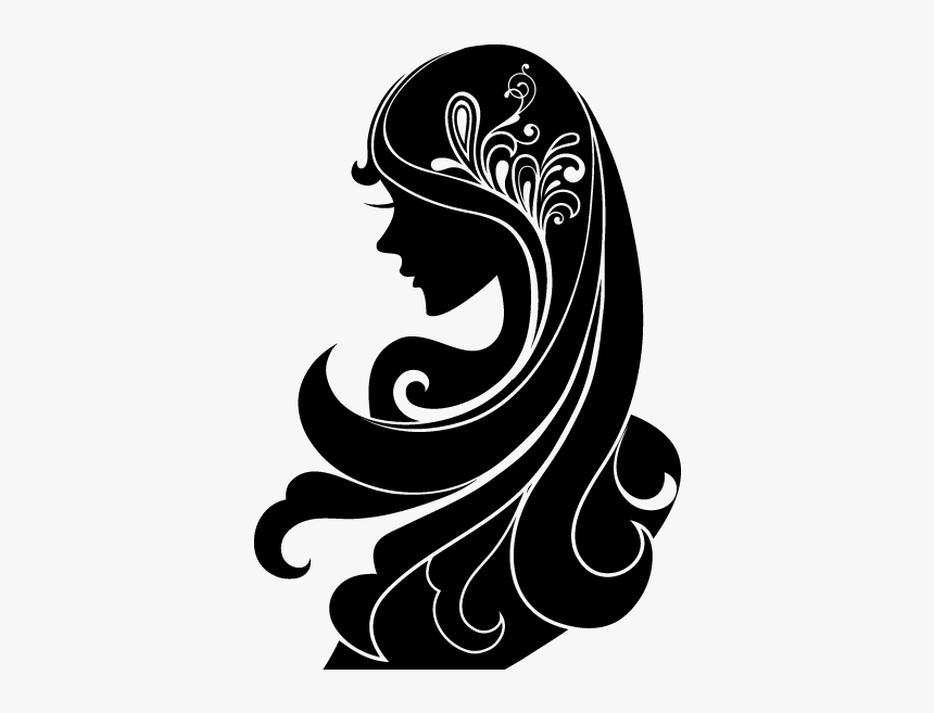 Silhouette Female Woman Photography Logo - Siluetas De Caras De Mujeres, HD Png Download