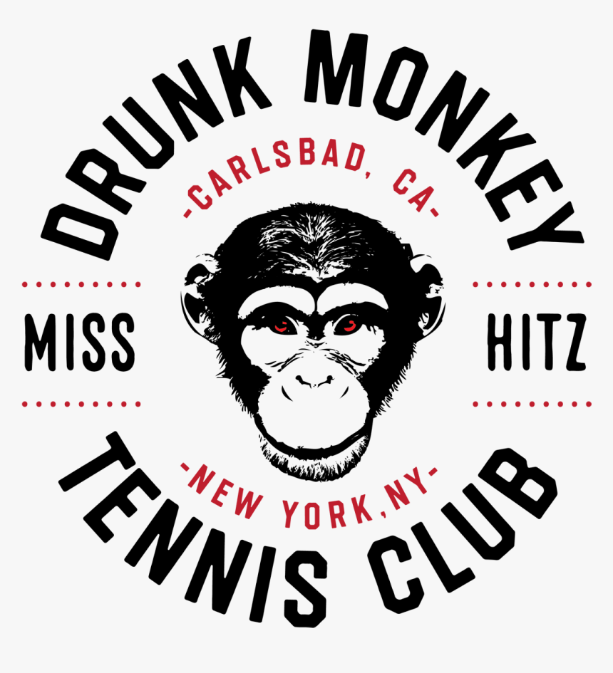 18 Drunk Monkey01 4in - Luton Town Fc Badge, HD Png Download