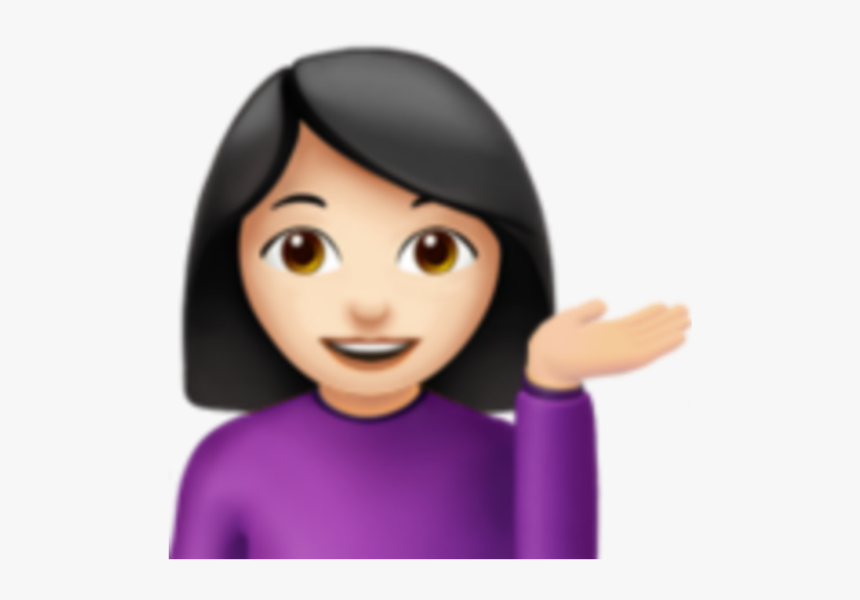#emojis #mujer #osea - Girl Emoji Png, Transparent Png