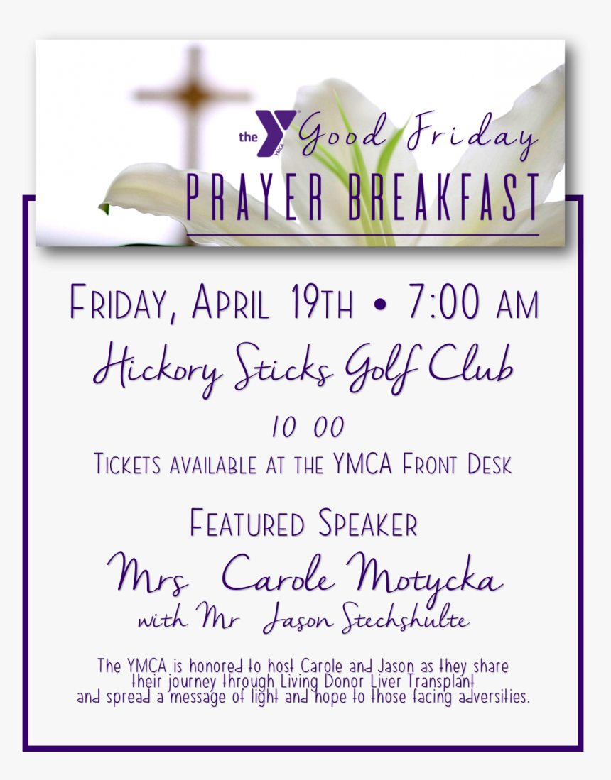 Good Friday Prayer Breakfast - Easter Sunday, HD Png Download