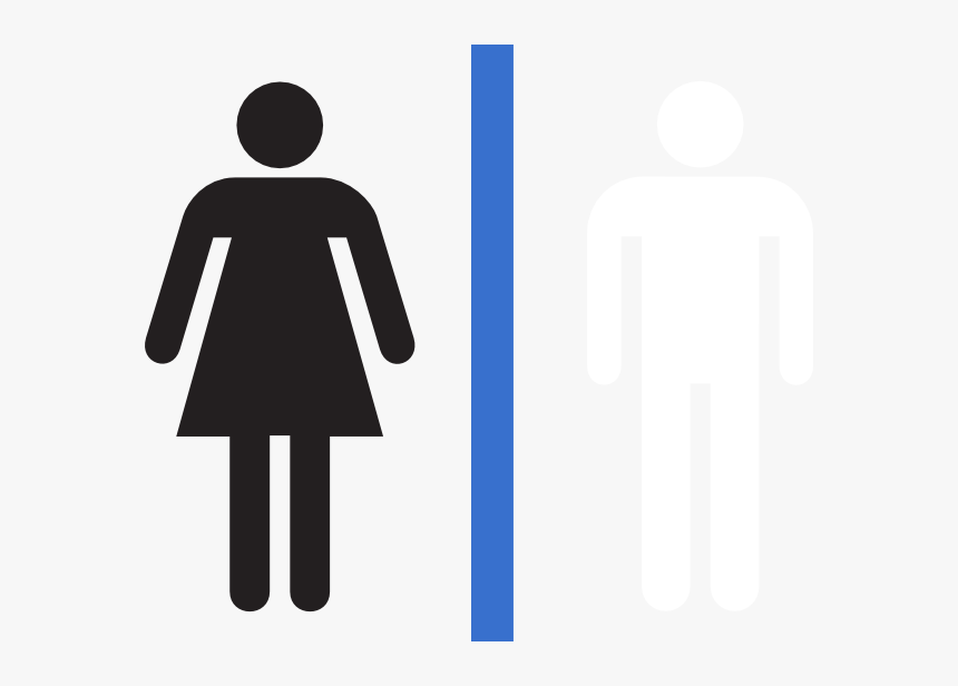 Woman Bathroom Sign Red, HD Png Download
