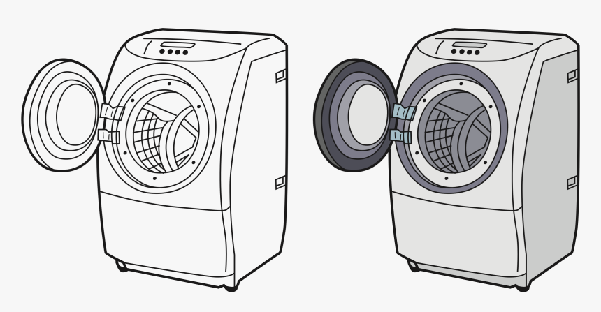 Washing Machine Clipart - Clip Art Washing Machine, HD Png Download