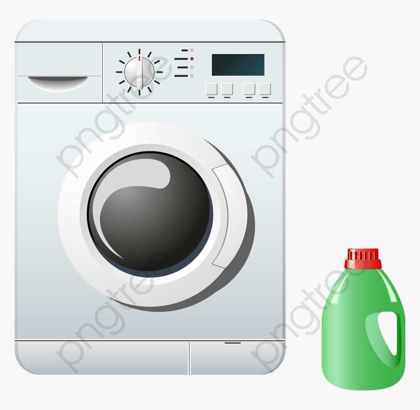 Transparent Drum Major Clipart - Cartoon Laundry Machine Png, Png Download