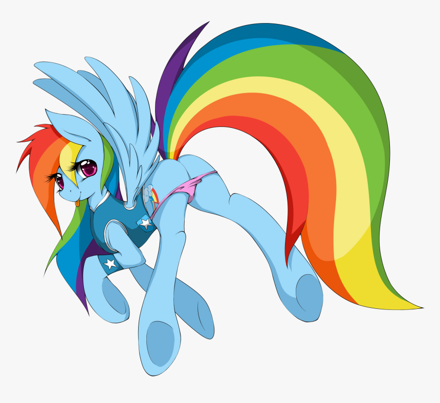 “ I M Sorry Rainbow Dash, I Just Couldn T Shade - Mlp Ponies In Panties, HD Png Download