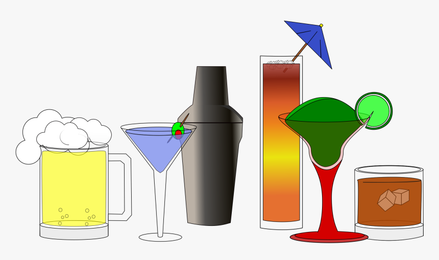 Happy Hour Drink Animations - Happy Hour Drinks Clipart, HD Png Download