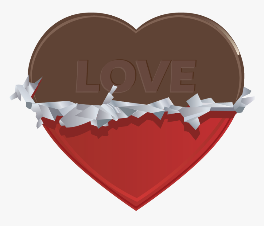 Chocko Heart Png Clipart - Chocolate Heart Clipart Png, Transparent Png