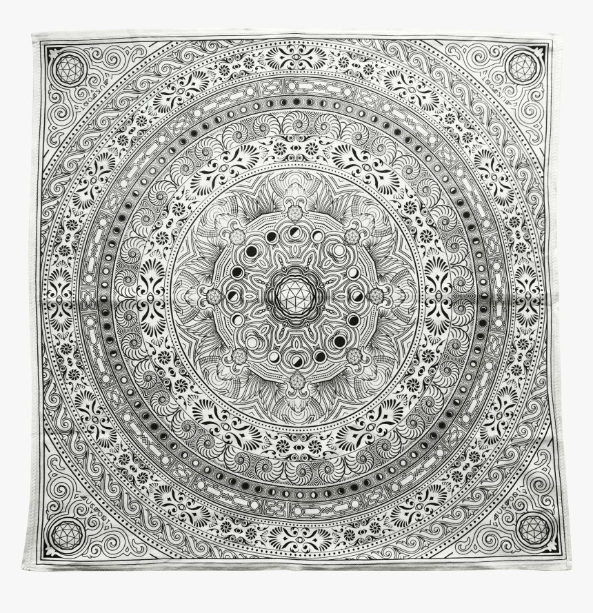 White Bandana Png - Circle, Transparent Png