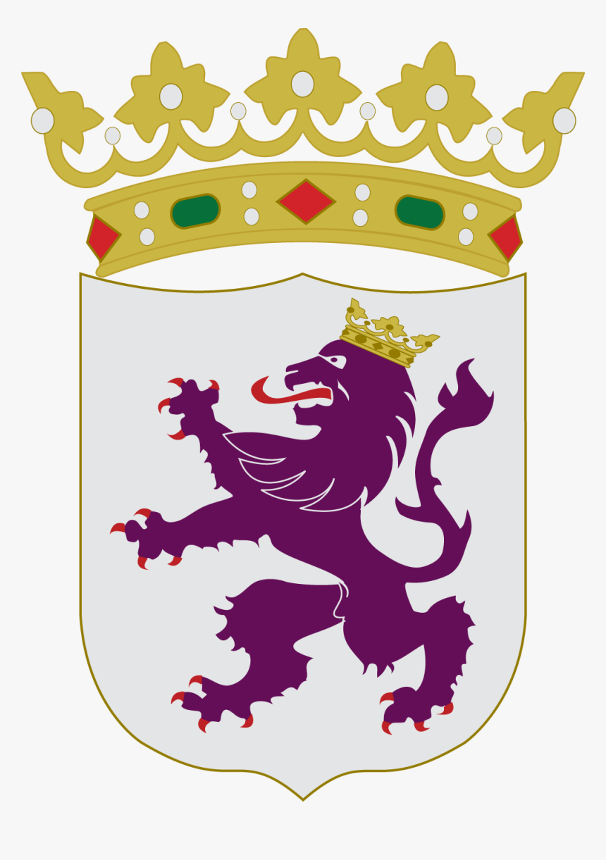 Escudo De Leon - Lion On Spain Flag, HD Png Download