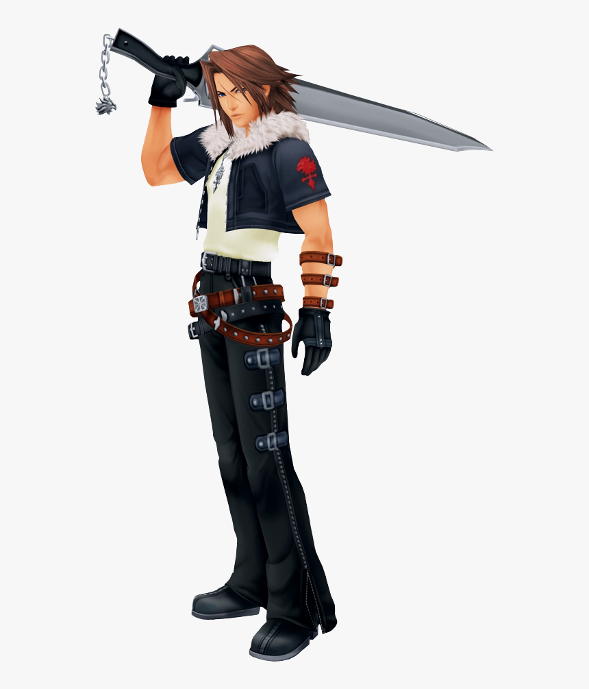 Leon Khii - Squall Leonhart Kingdom Hearts, HD Png Download