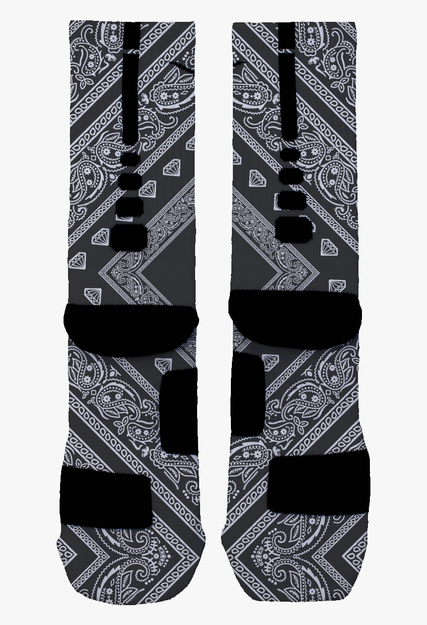 Black Bandana Custom Nike Elites, HD Png Download