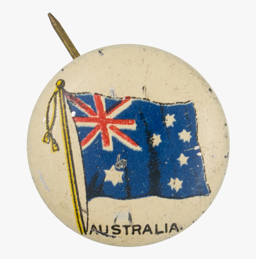 Australia Flag Art Button Museum - Emblem, HD Png Download