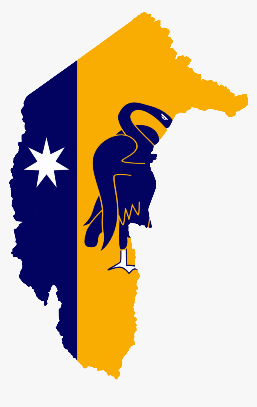 Flag Map Of The Australian Capital Territory - Bimberi Peak Map Australia, HD Png Download