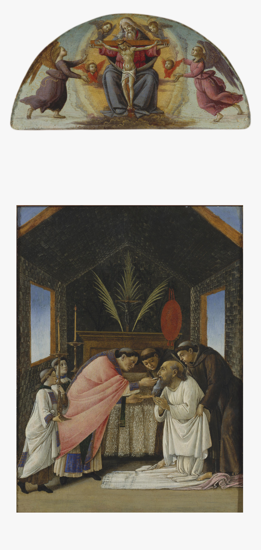 The Last Communion Of St Jerome - Sandro Botticelli The Last Communion Of Saint Jerome, HD Png Download