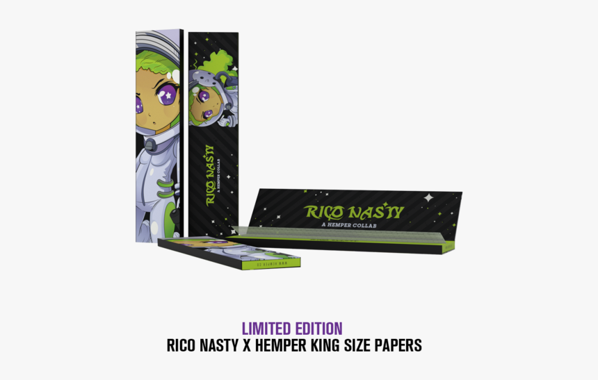Limited Edition Rico Nasty King Size Rolling Papers - Smoking Paper Limited Edition, HD Png Download