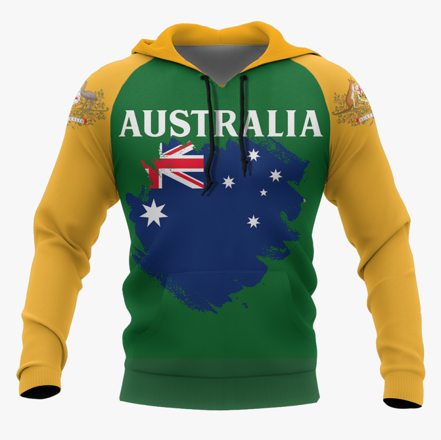 Australia Hoodie Flag Brush Style, HD Png Download