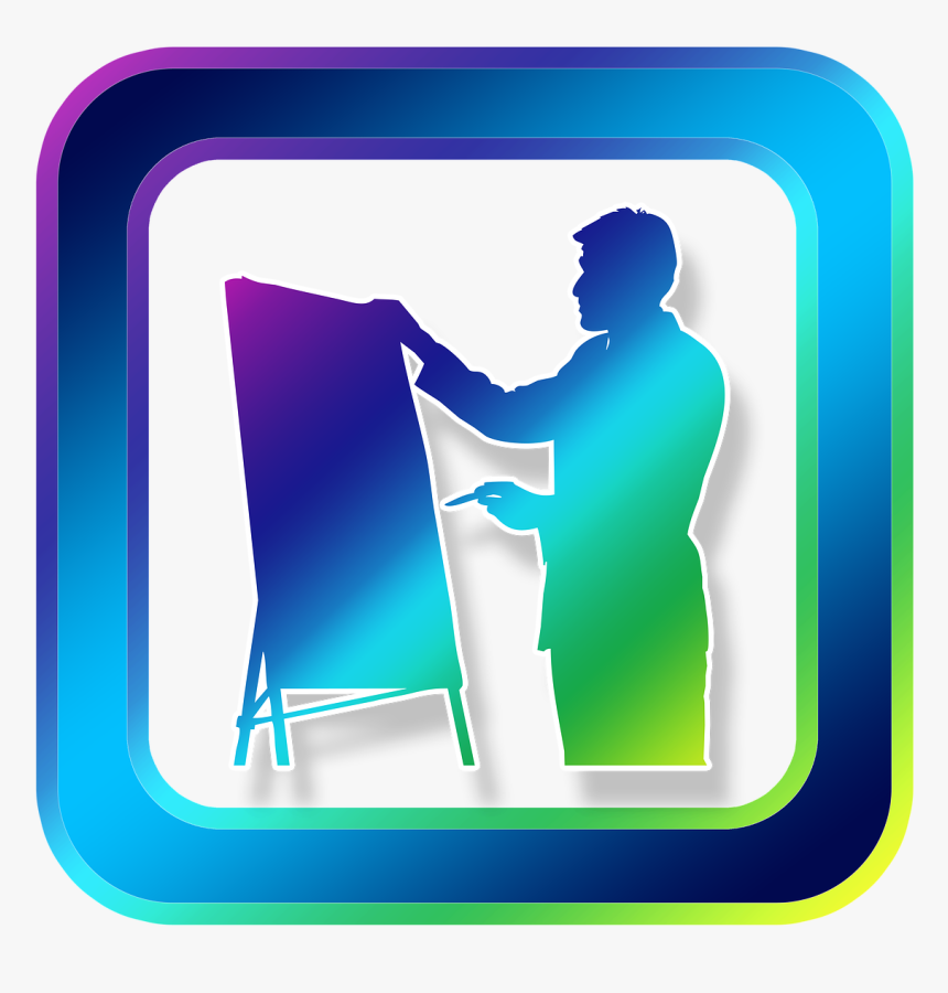 Icon Presentation Board Present Png Image - Train The Trainer, Transparent Png