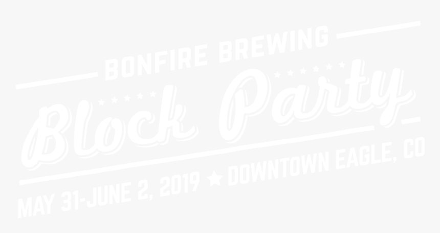 Bonfire Block Party Banner - Calligraphy, HD Png Download