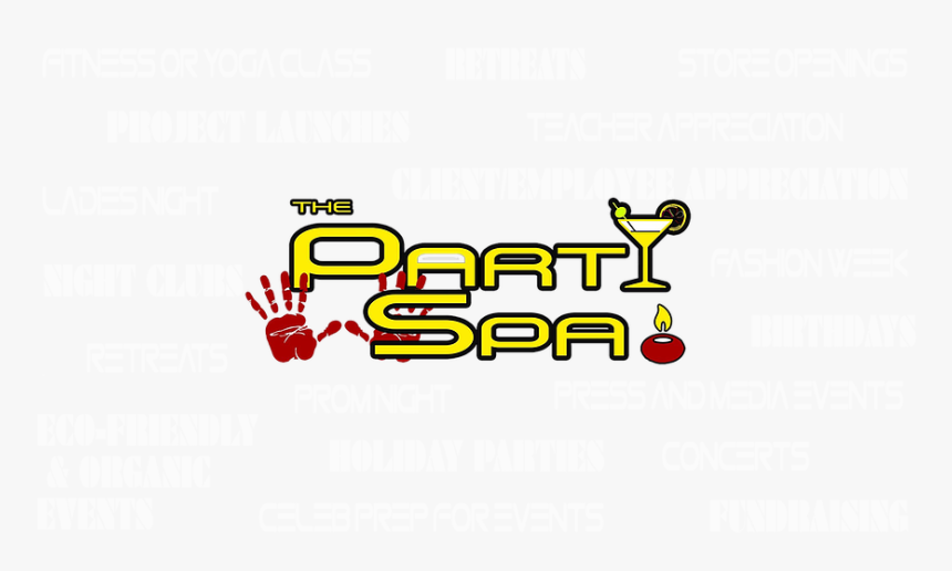 Banner For Party Spa - Graphic Design, HD Png Download