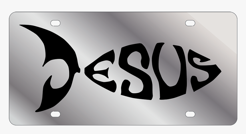 Lifestyle - Ss Plate - Jesus-fish - Graphic Design, HD Png Download
