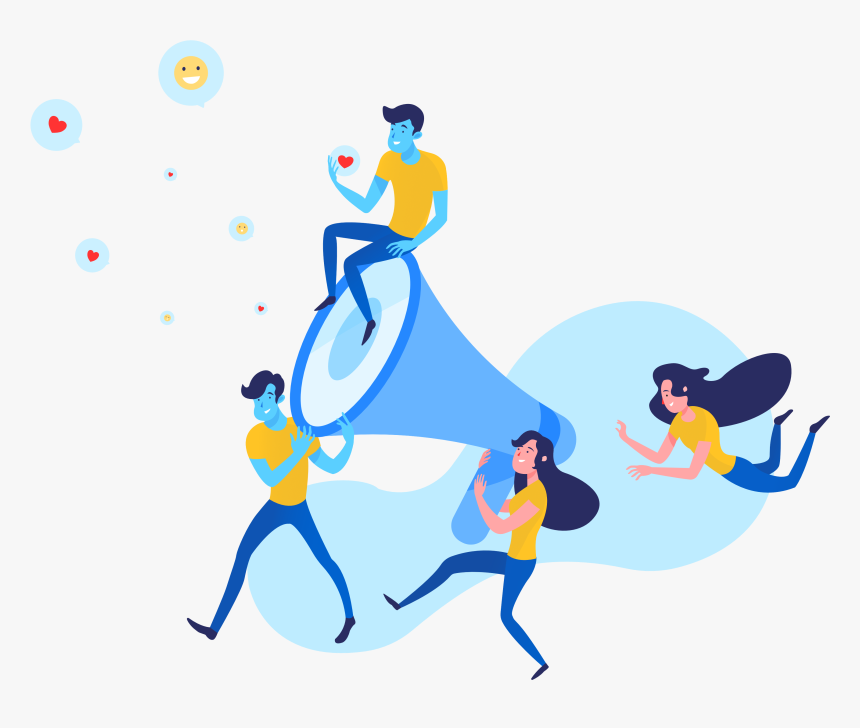 Employee Social Advocacy Illustration - Advocacy Illustration, HD Png Download