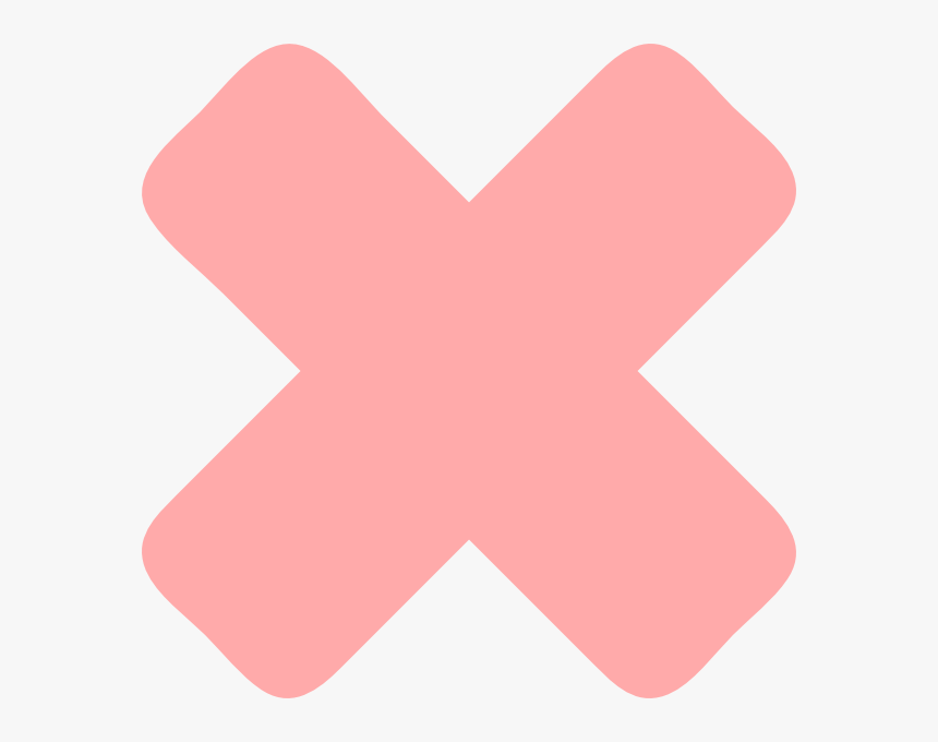 Transparent Move Png - X Sign Png Pink, Png Download
