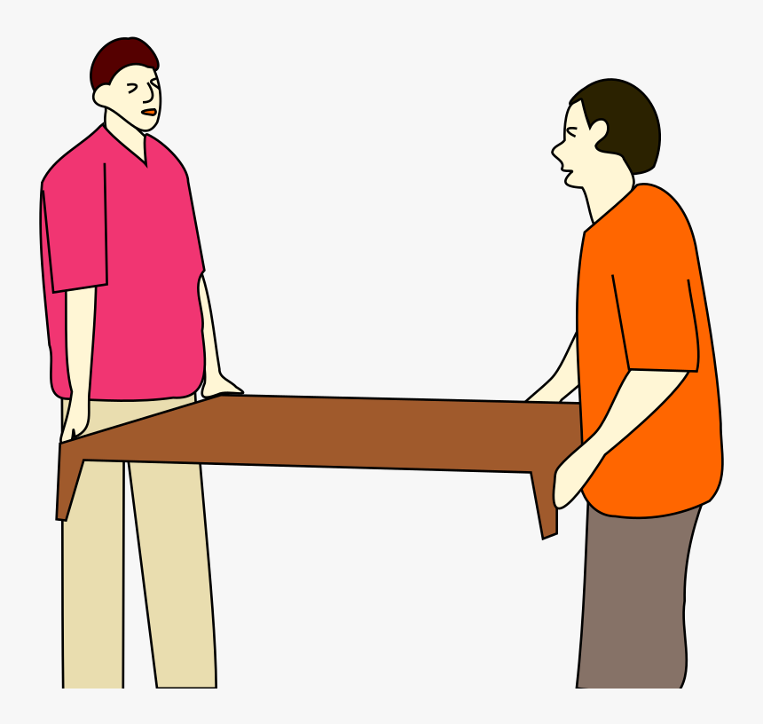 People Are Moving A Table - People Moving A Table, HD Png Download