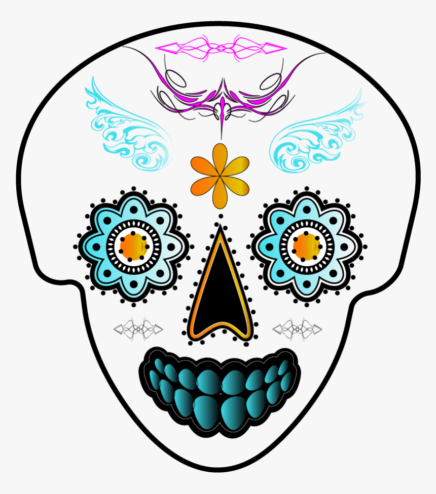 This Simple Black And White Skull Is Based Off Of The, HD Png Download