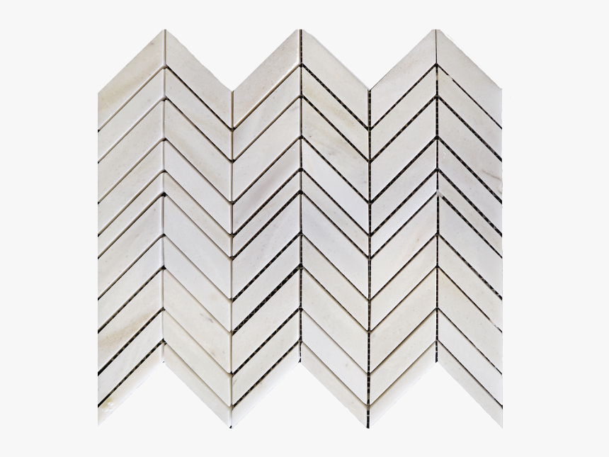 Nami White Haze P - Marble Herringbone Tile, HD Png Download