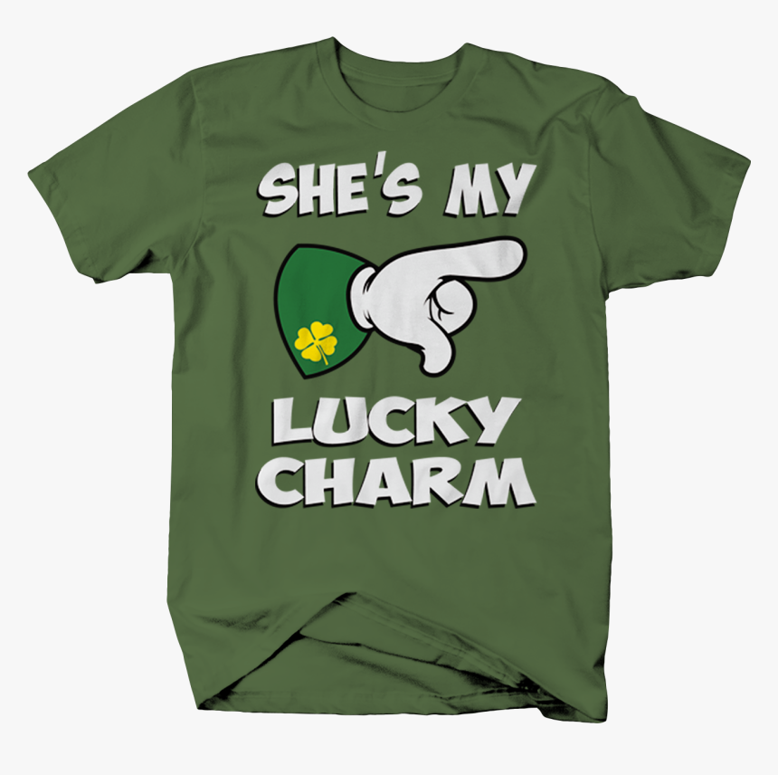 She 039 S My Lucky Charm Leprechaun Luck Of The Irish - Active Shirt, HD Png Download