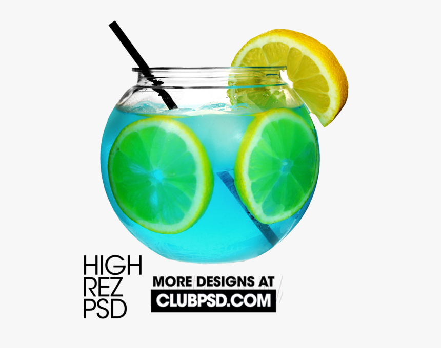 Plastic Fish Bowl For Cocktails, HD Png Download