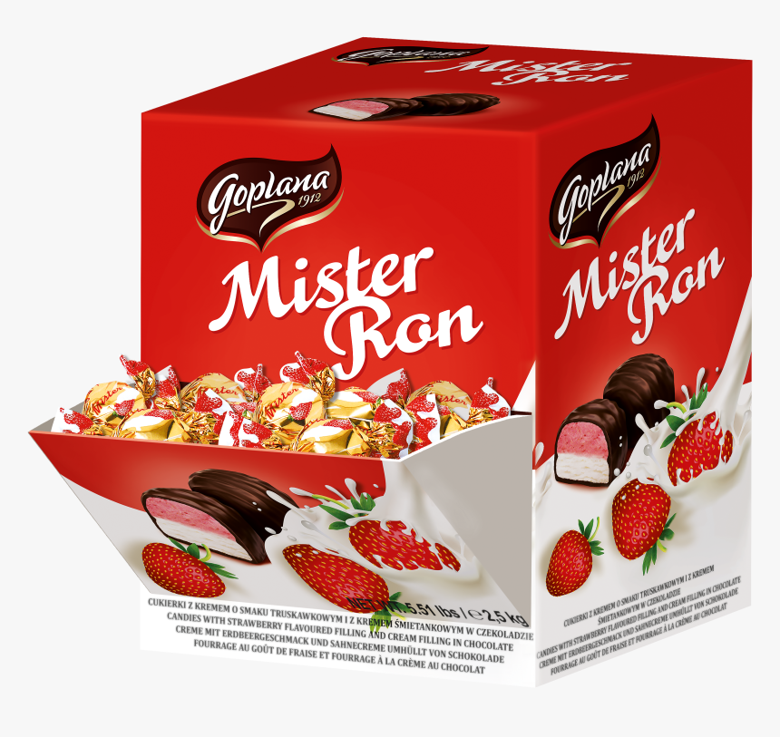 Truskawkowo Śmietankowe Mister Ron Cukierki, HD Png Download