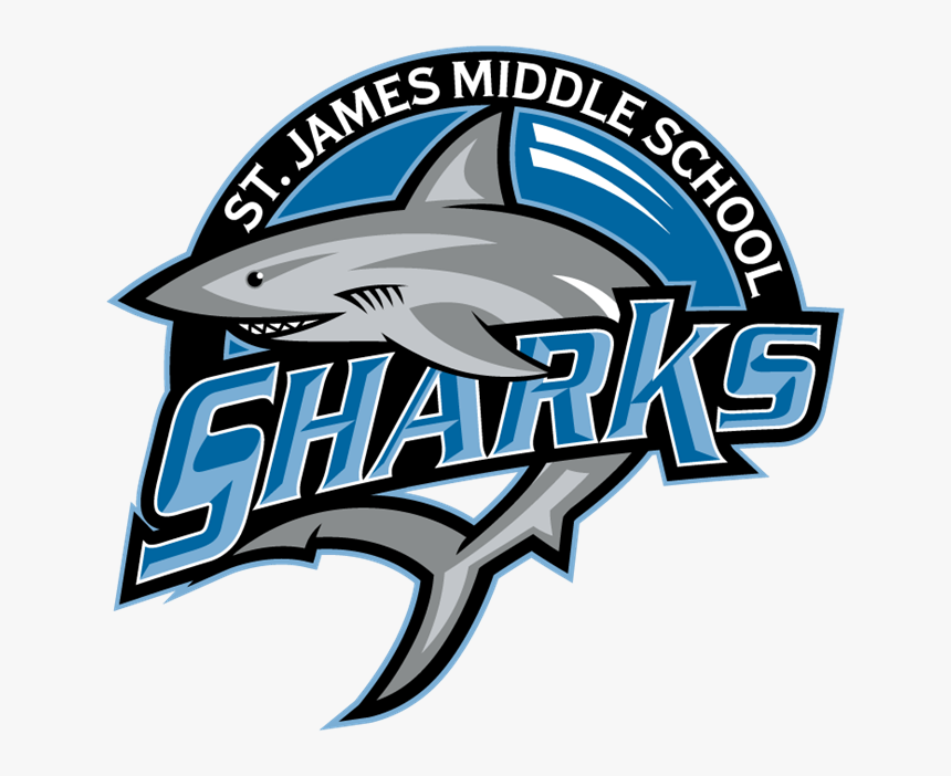 Sjm Shark Logo - St James Intermediate Logo, HD Png Download