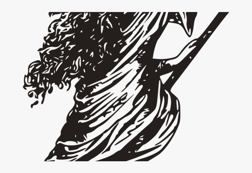 Spider Webs 1416842 - Drawings Of Witch Broomstick, HD Png Download