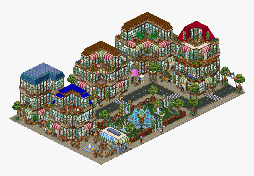 Sunlight City Room Habbo, HD Png Download