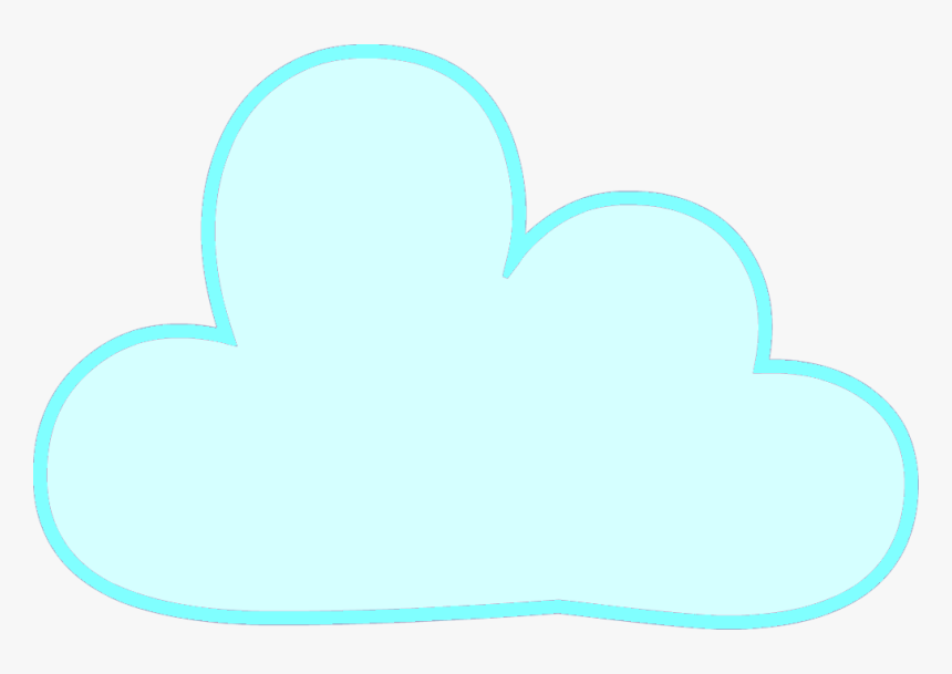 Snowing Clipart Cloudy With - Heart, HD Png Download
