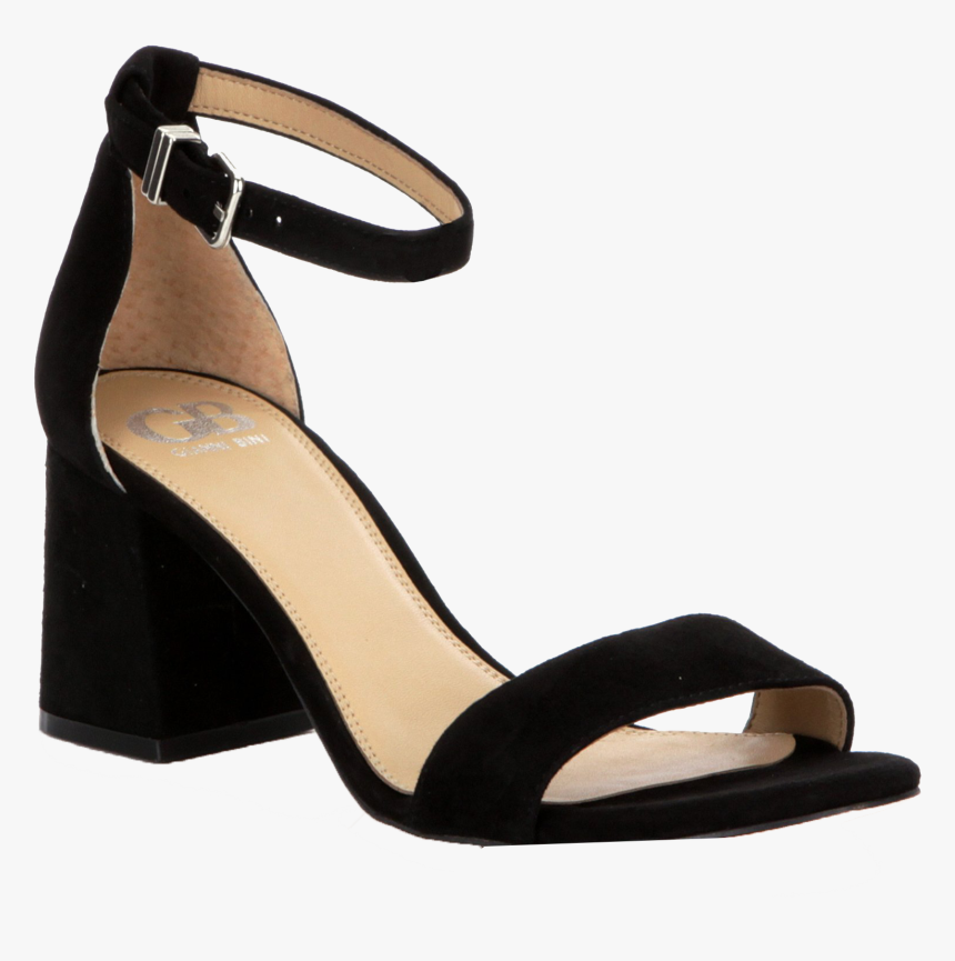 Sandals Png Hd Images - Black Sandal Heels, Transparent Png