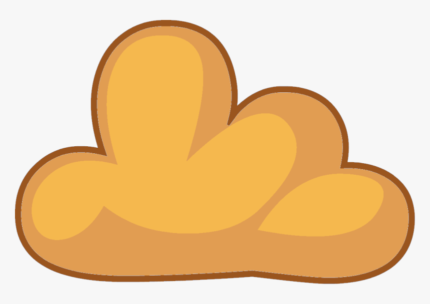 Orange Cloudy Without Bandages - Bfb Orange Cloudy Body, HD Png Download
