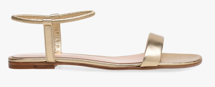Gianvito Rossi Jaime Flat Sandals In Gold, HD Png Download