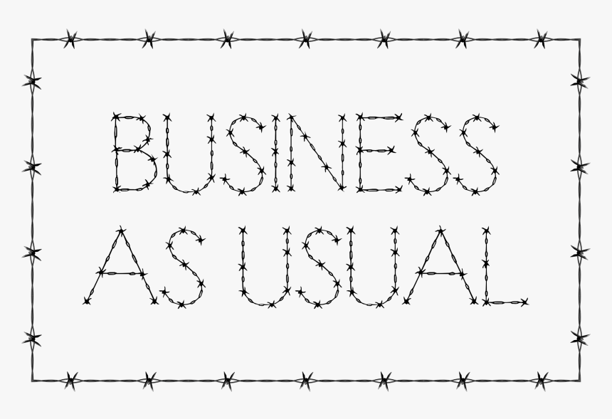 Business As Usual Sign Clip Arts - 17 Piece Puzzle Template, HD Png Download